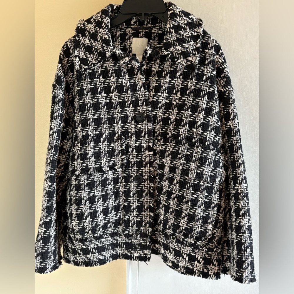 Women’s H&M jacket similar look and style to Chanel. One once.